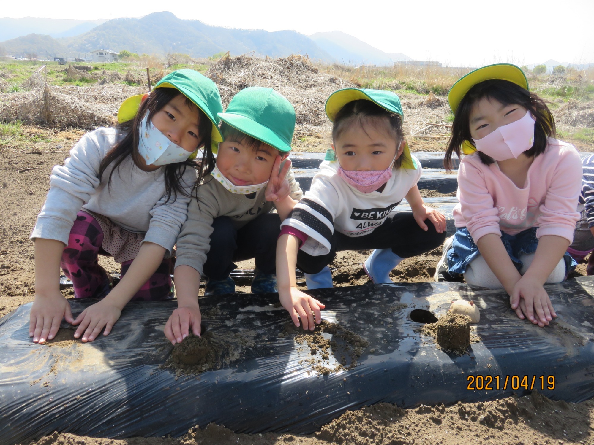 4月19日（月）　じゃがいも植え