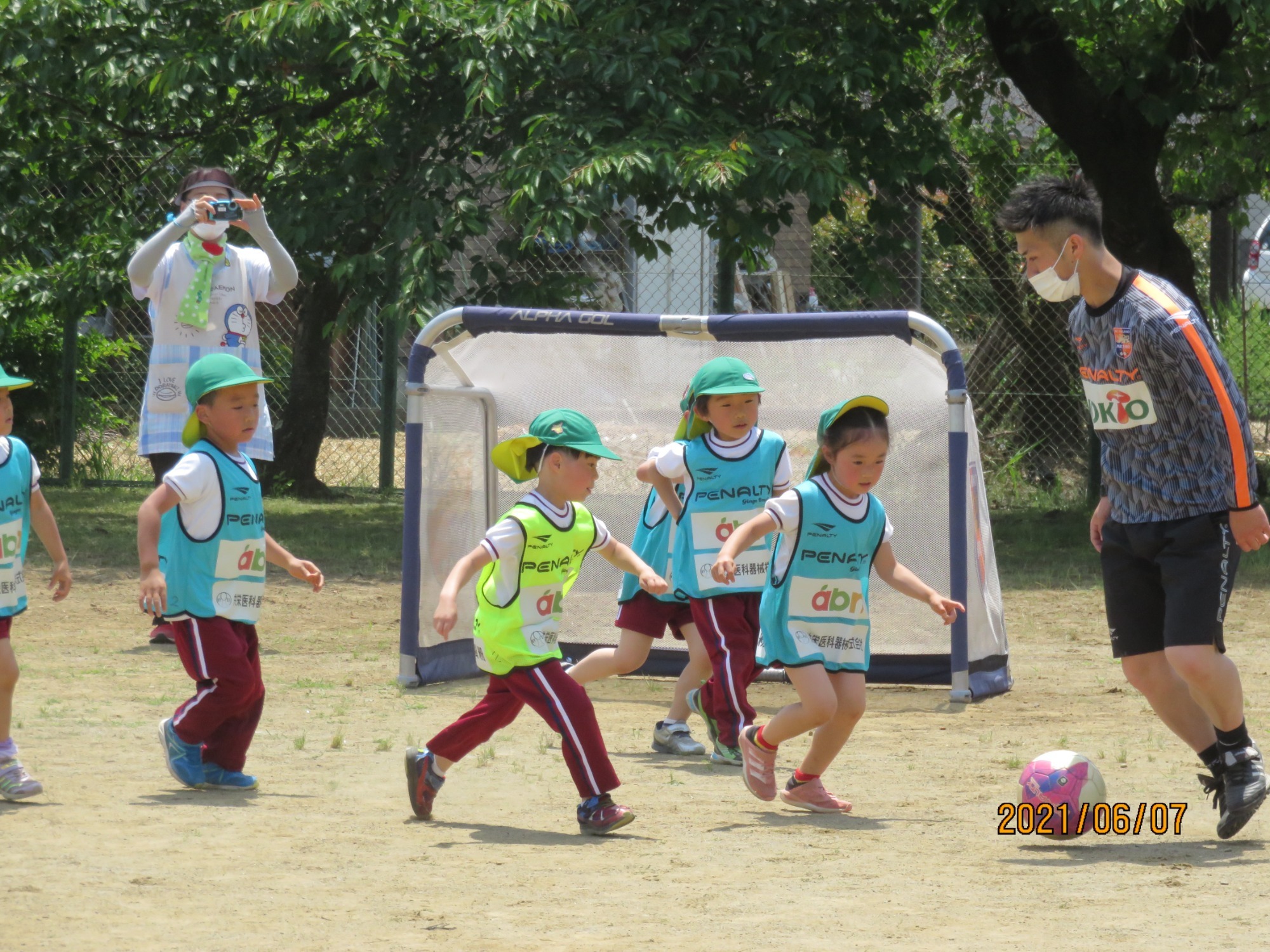 6月7日（月）　サッカー教室（りす・うさぎ組）