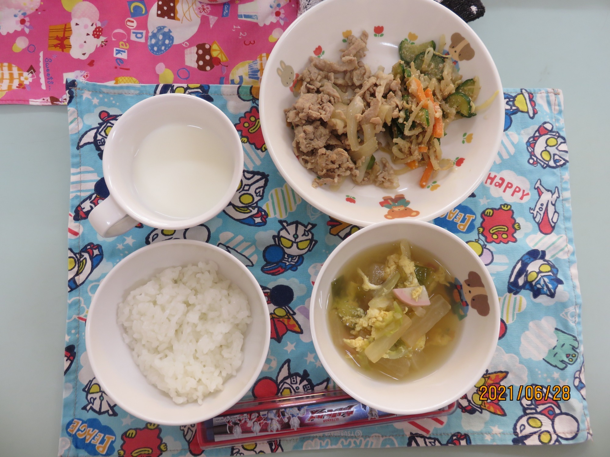 給食の様子