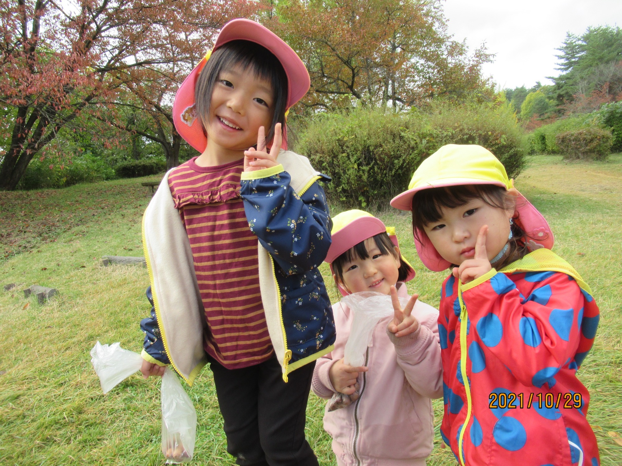 10月29日　園外保育（さくら組・ひよこ組））
