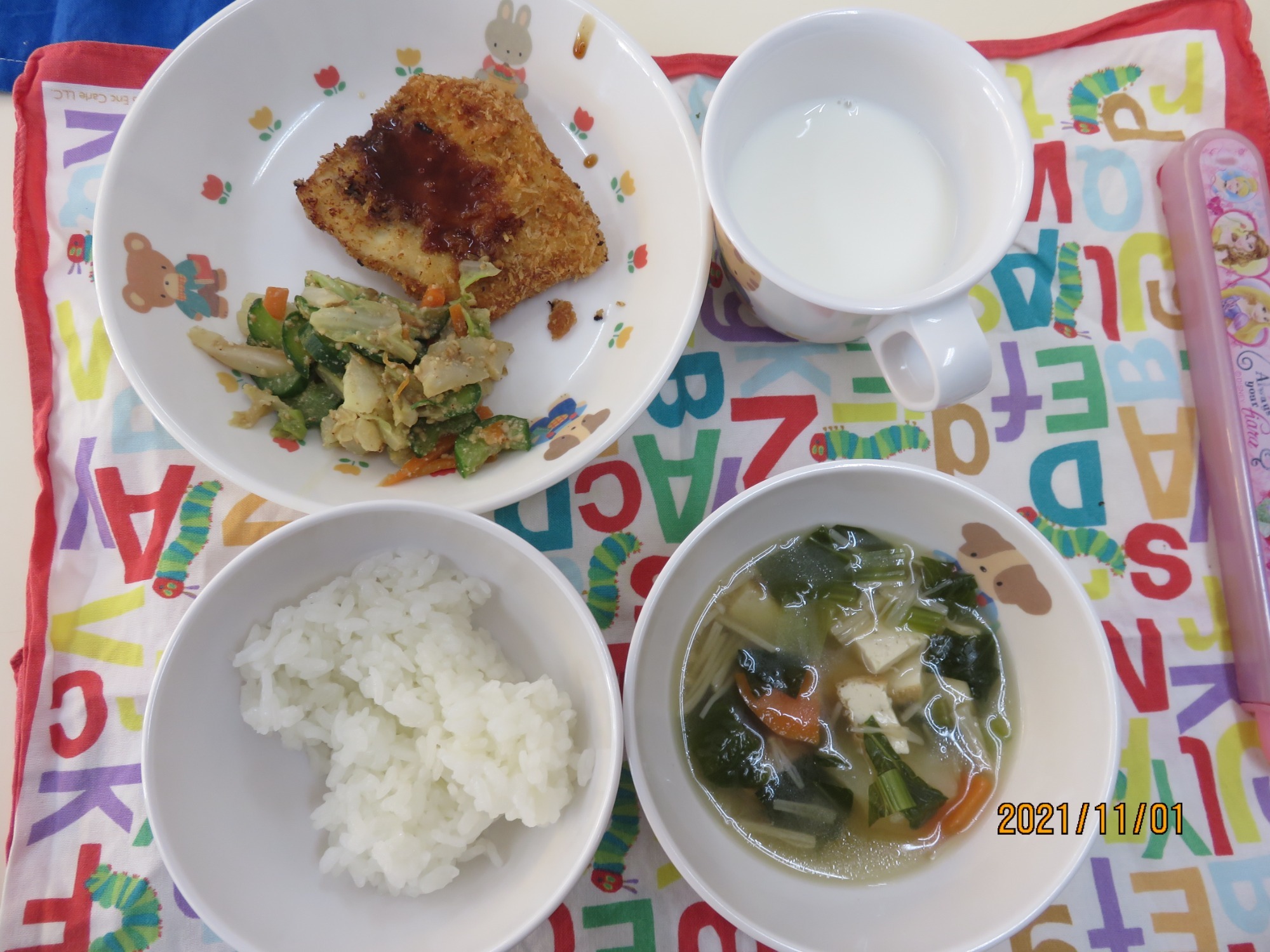 給食の様子