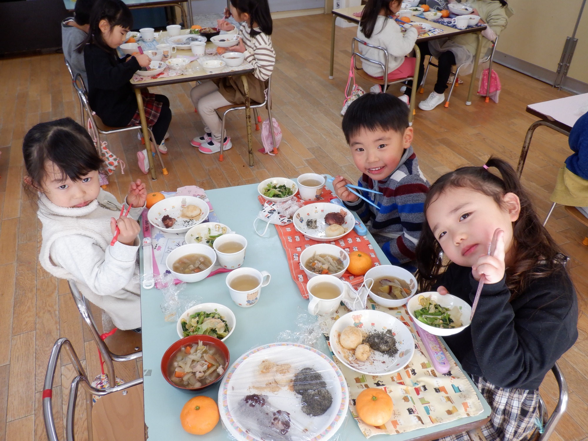 給食の様子