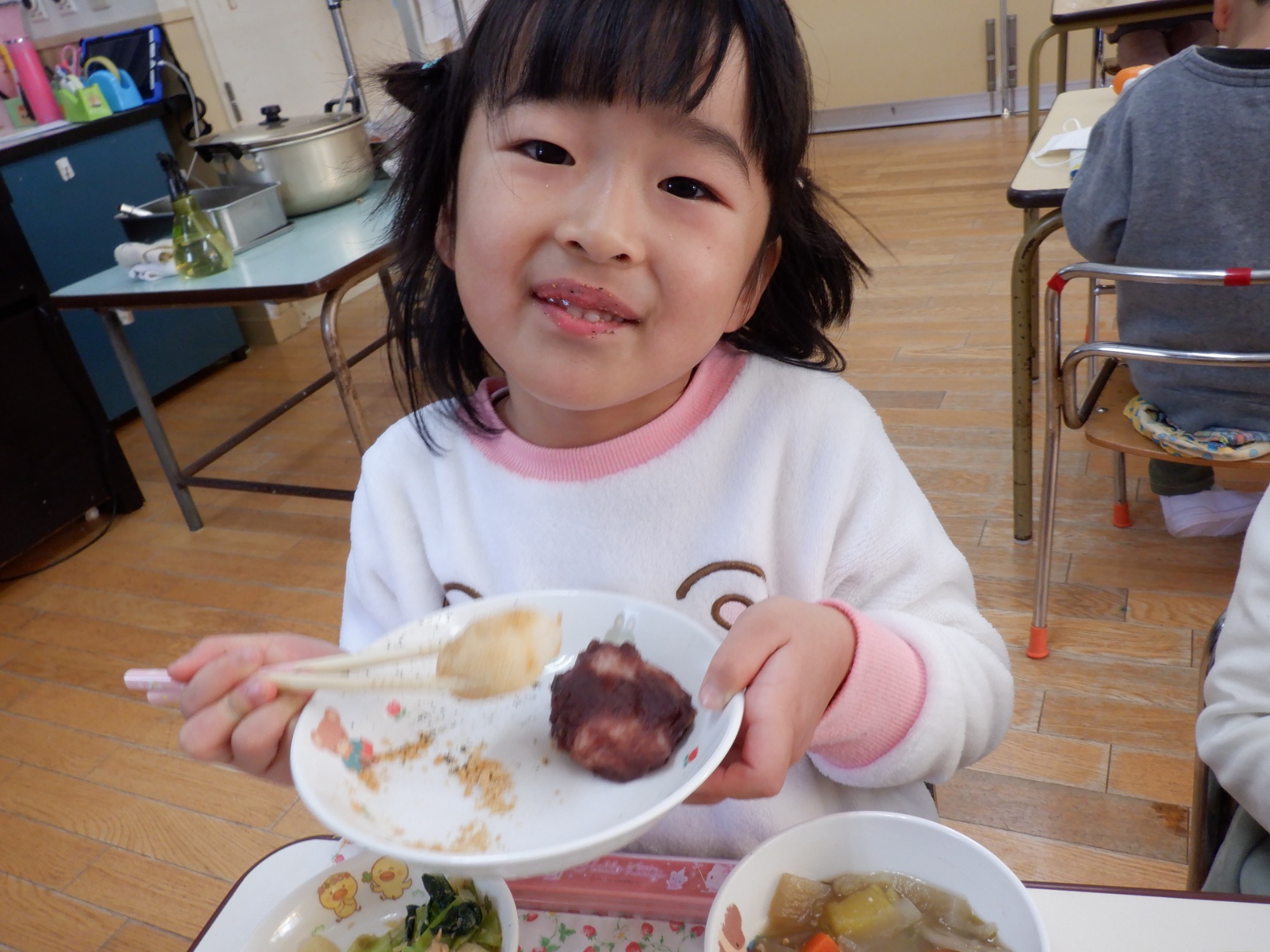 給食の様子
