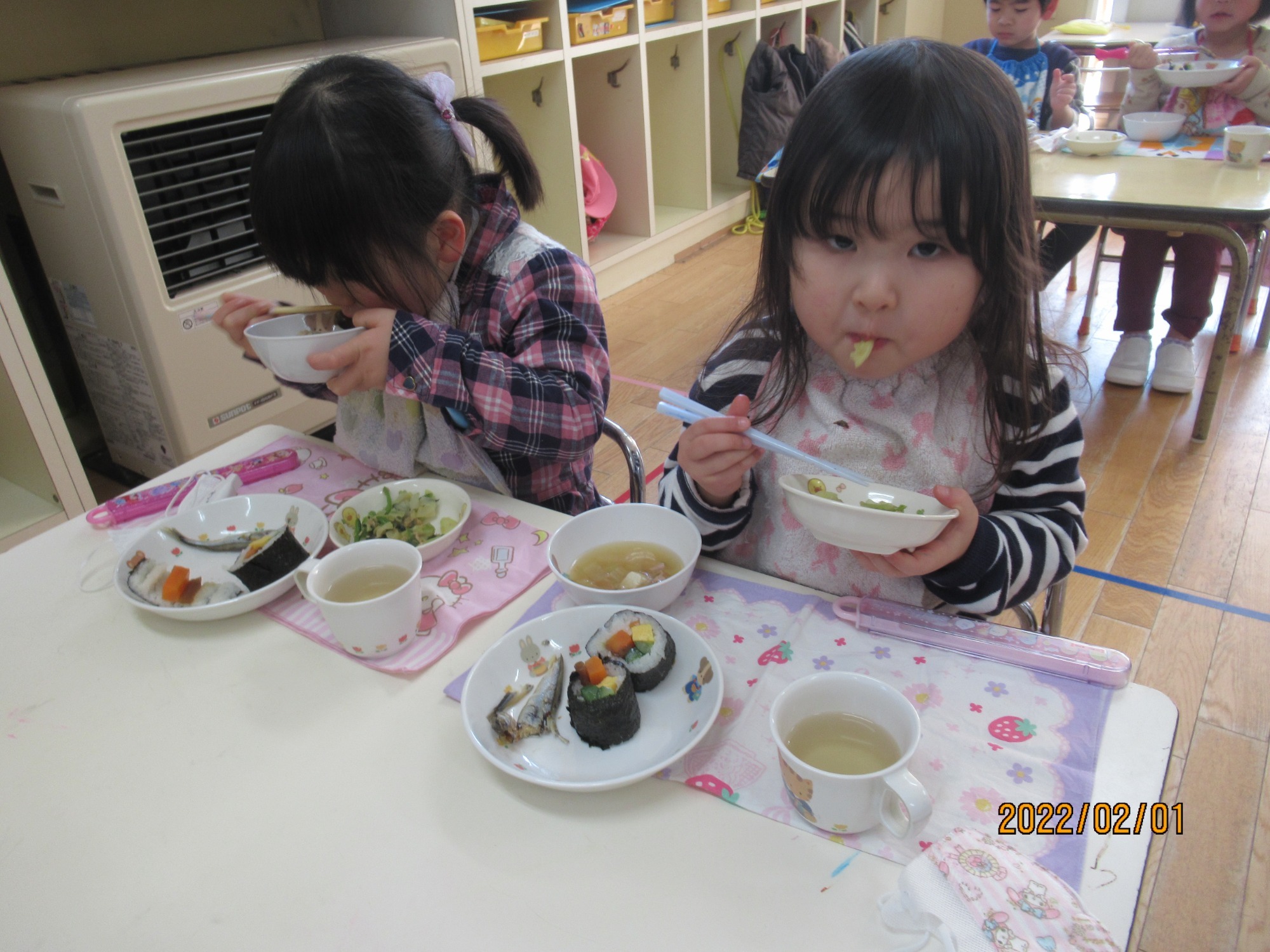 給食の様子