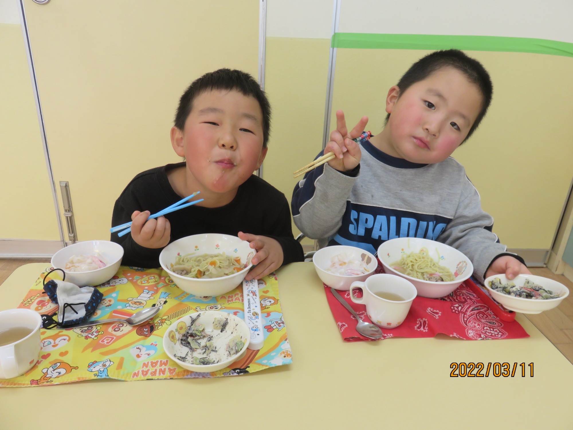 給食の様子