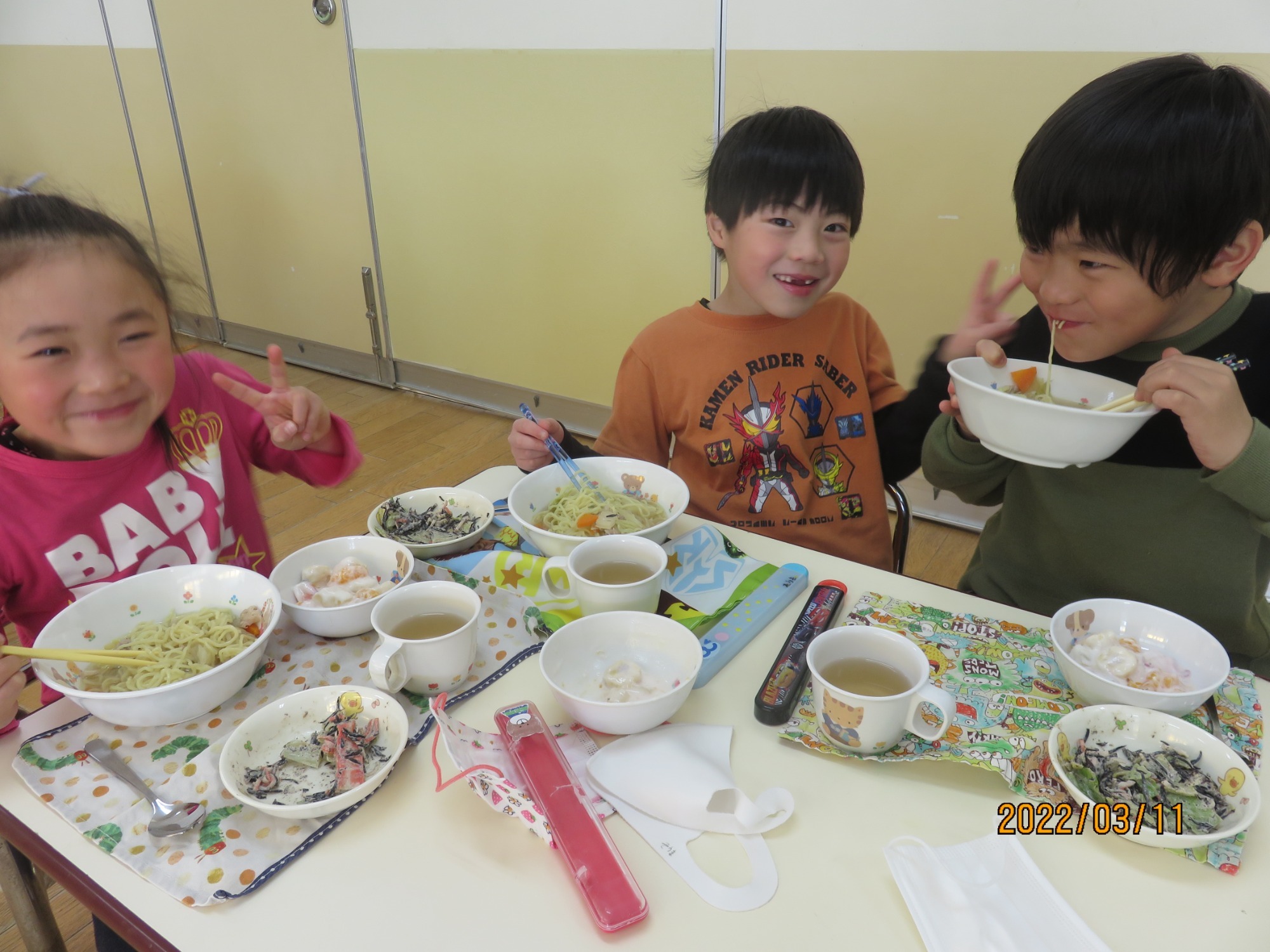 給食の様子