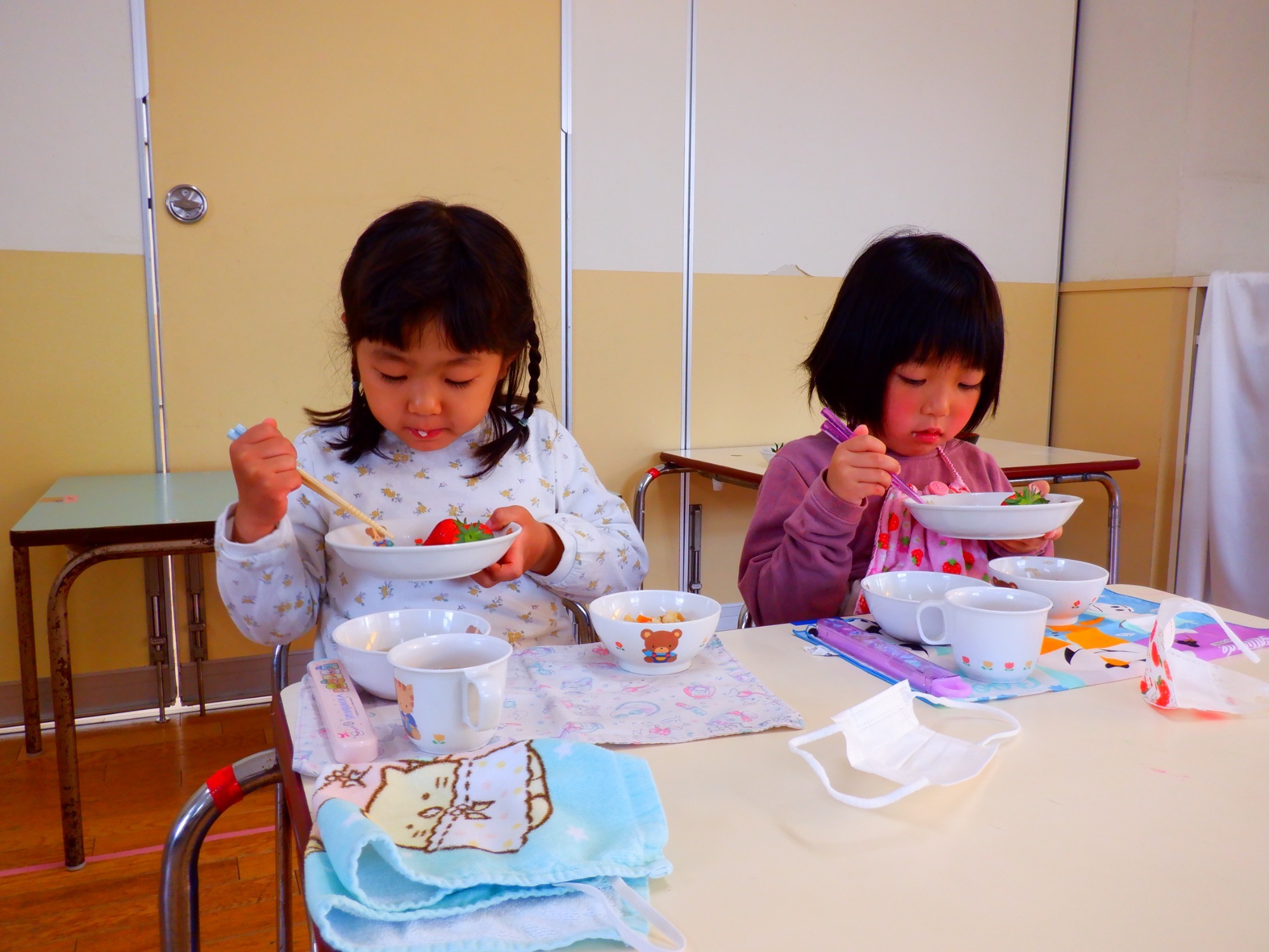 給食の様子