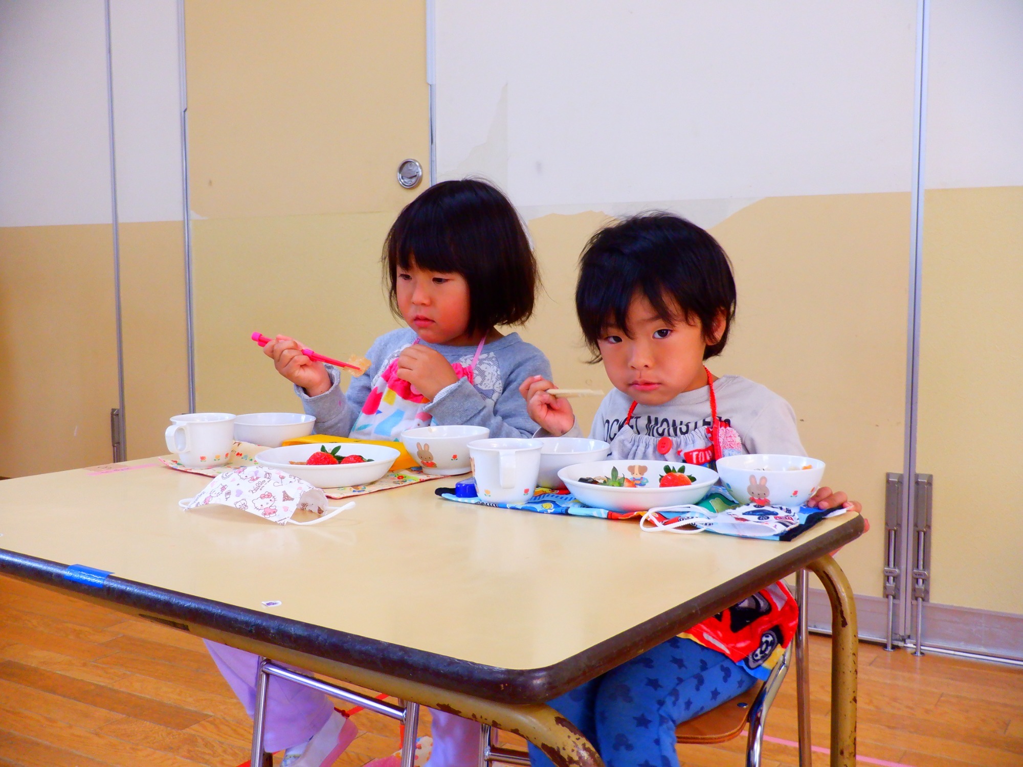 給食の様子