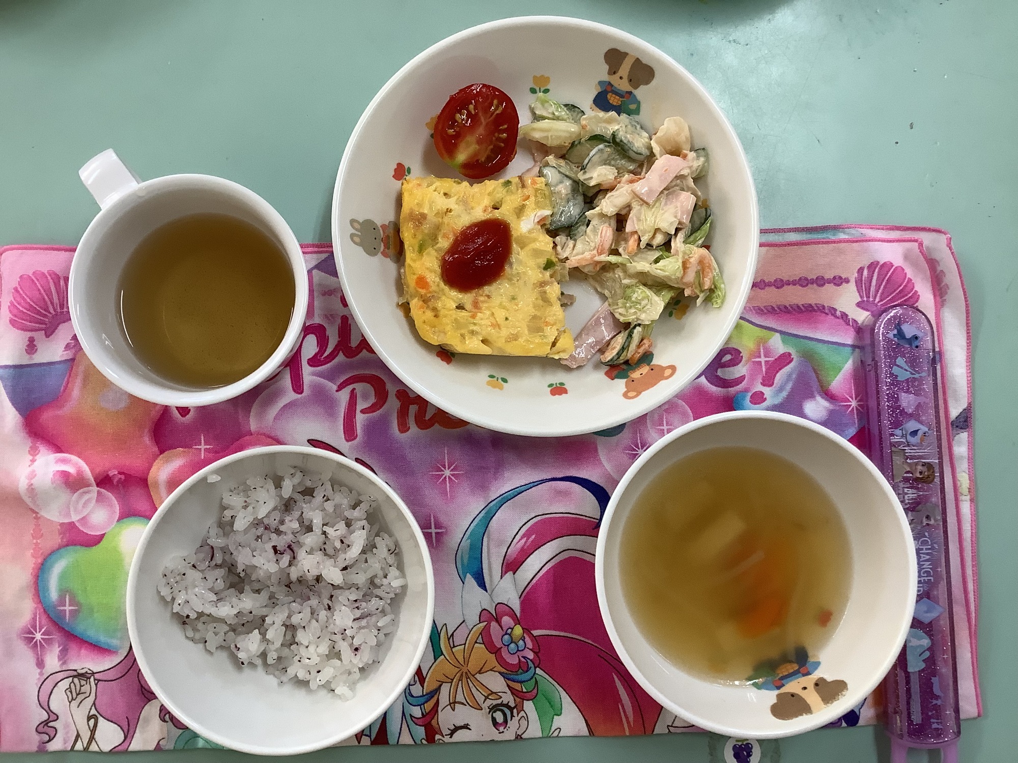 給食の様子