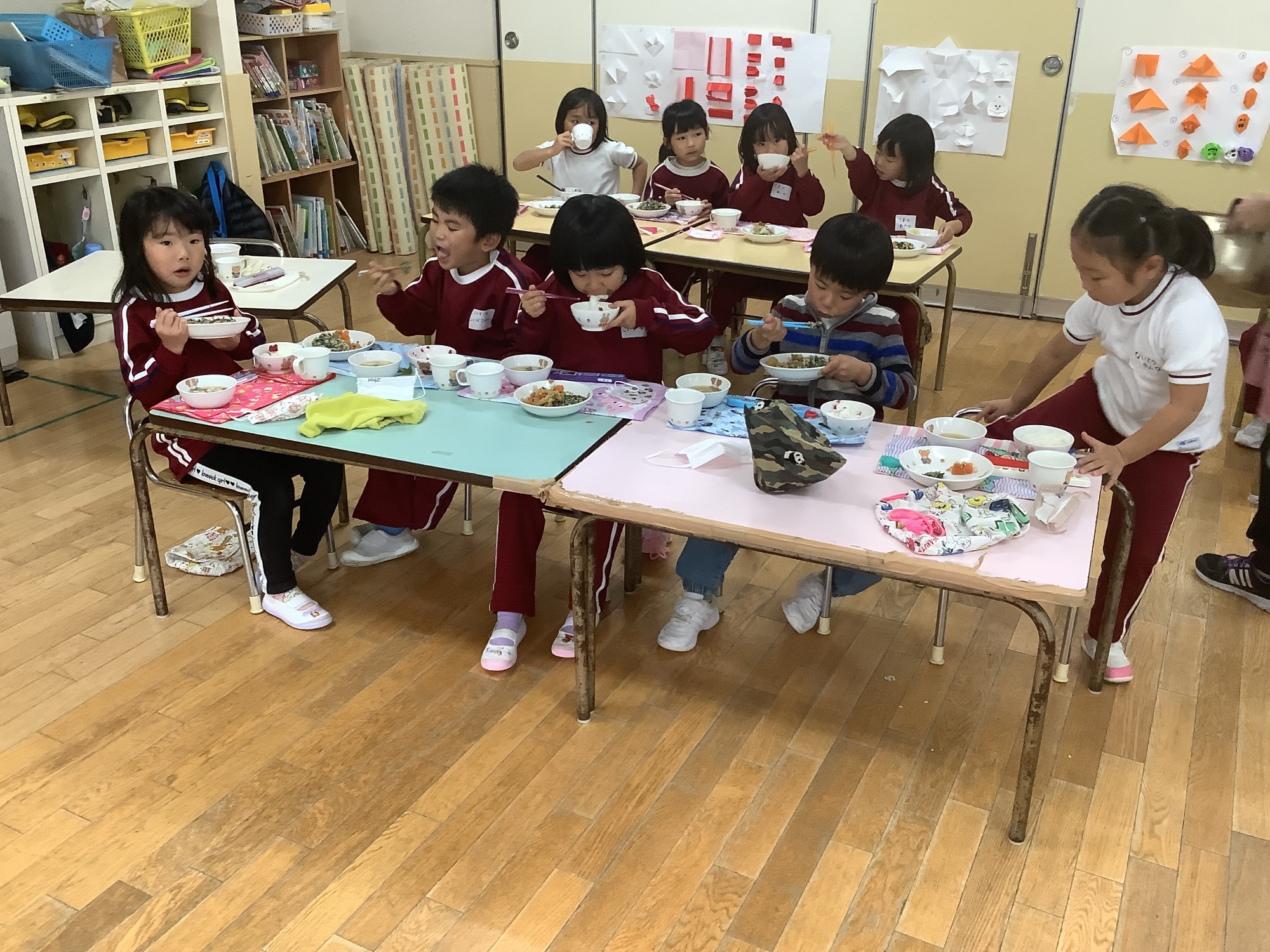 給食の様子
