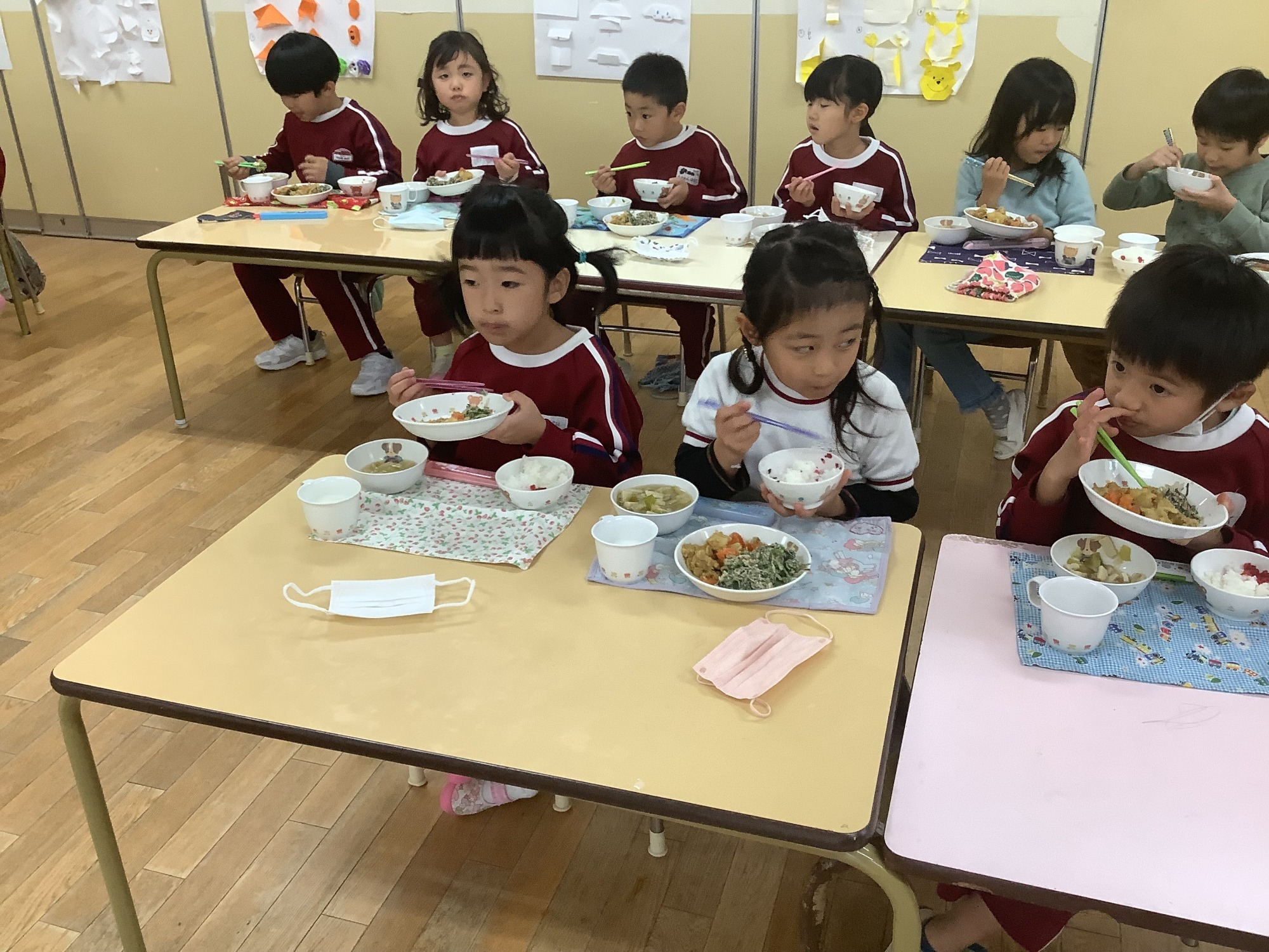 給食の様子
