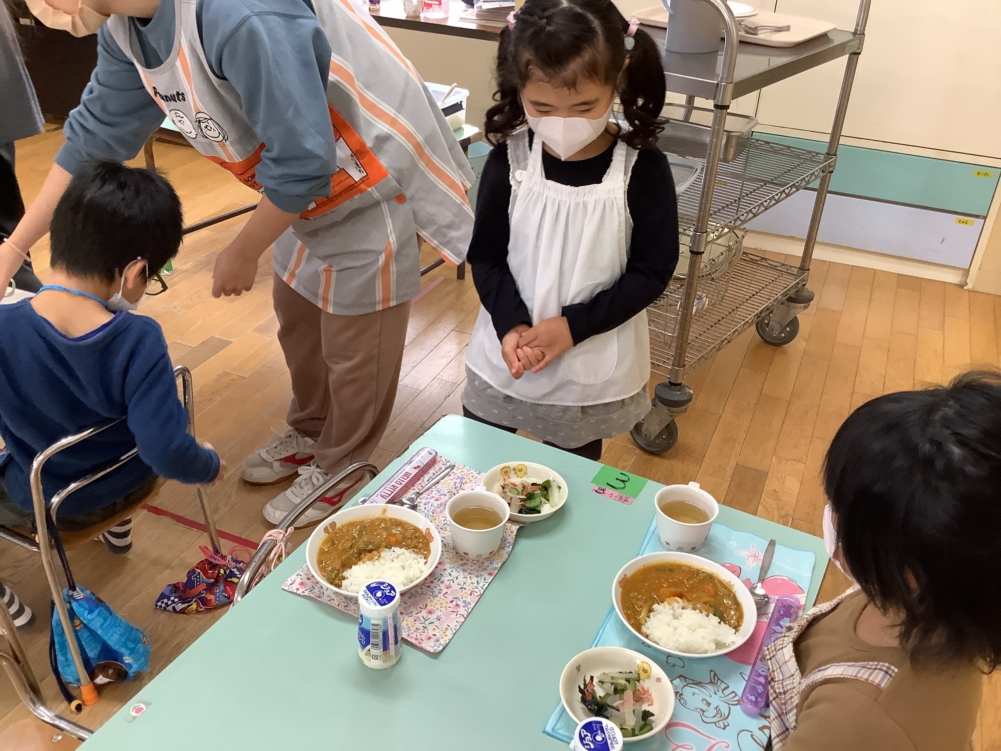 給食の様子
